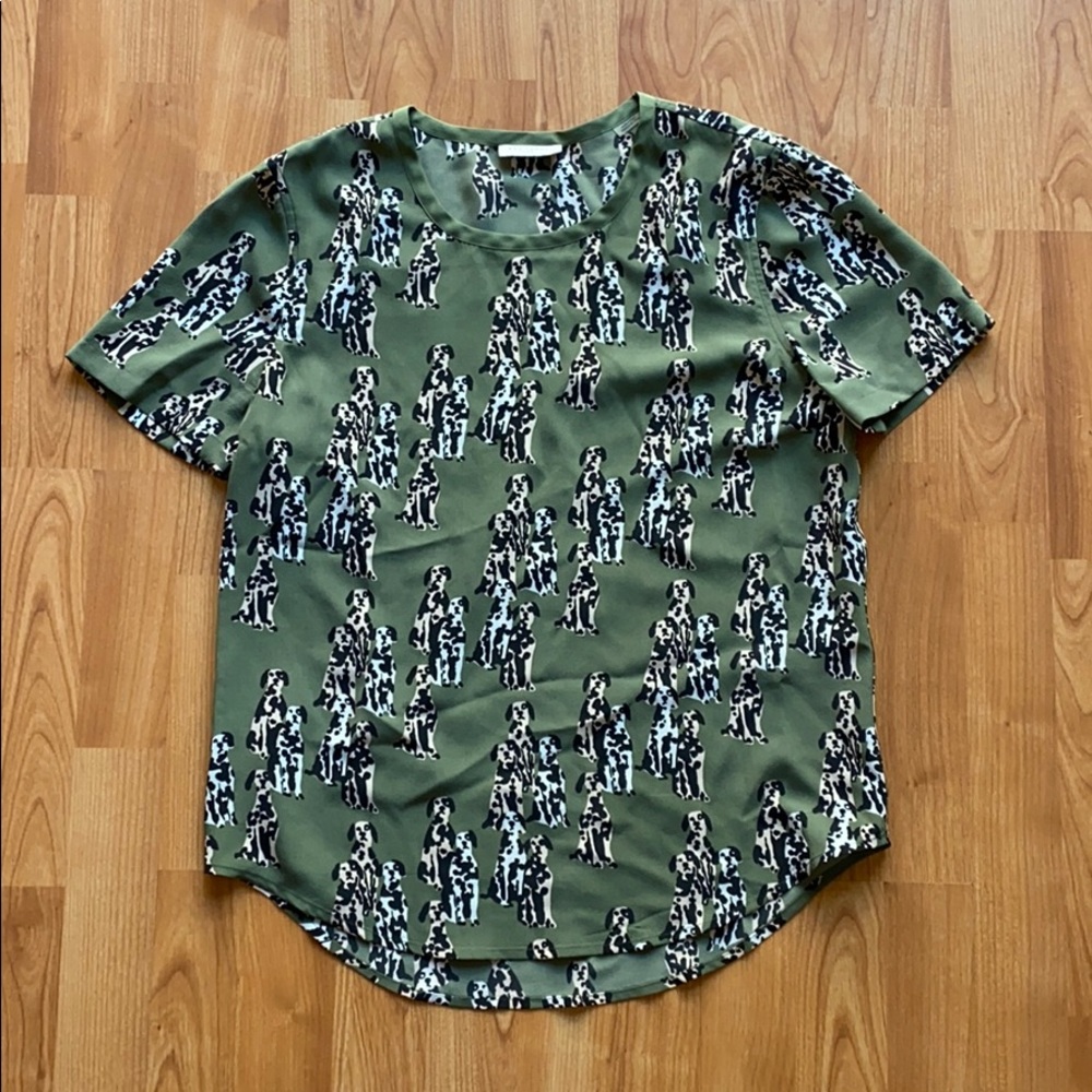 Equipment silk t shirt